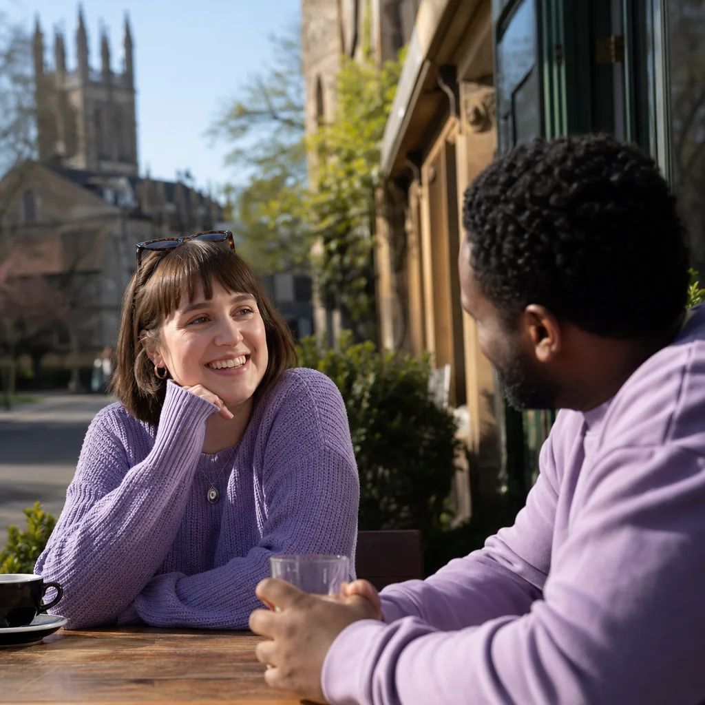Oxfordshire resident drafting a specific and conversational dating bio